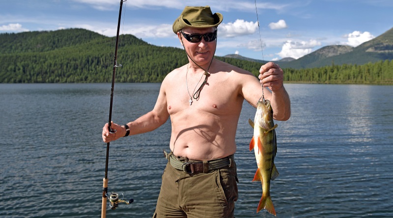 Путин на отдыхе в Туве